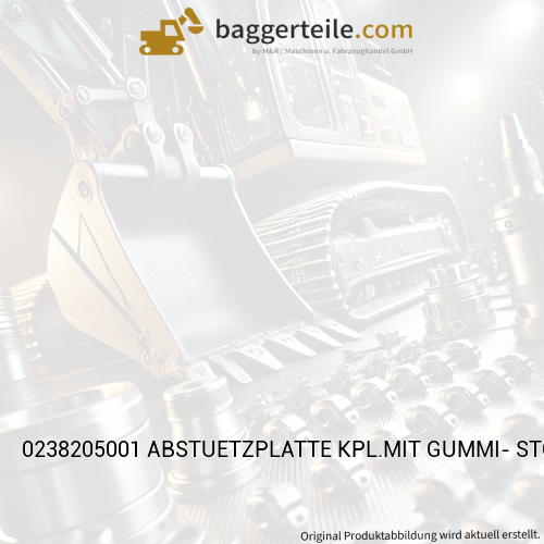 0238205001 ABSTUETZPLATTE KPL.MIT GUMMI- STOLLEN
