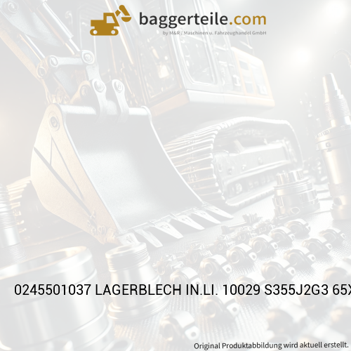 0245501037 LAGERBLECH IN.LI. 10029 S355J2G3 65X283X432