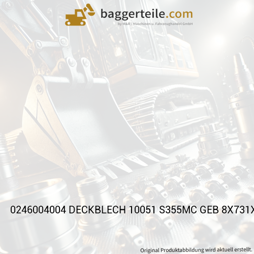 0246004004 DECKBLECH 10051 S355MC GEB 8X731X1400