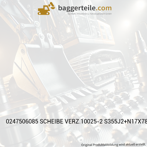 0247506085 SCHEIBE VERZ.10025-2 S355J2+N17X78X15