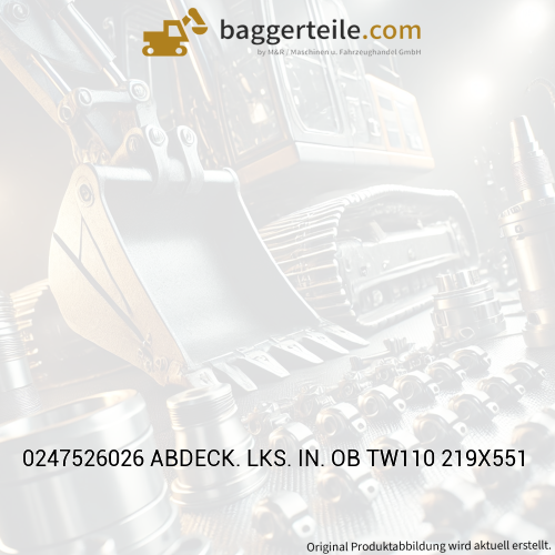0247526026 ABDECK. LKS. IN. OB TW110 219X551