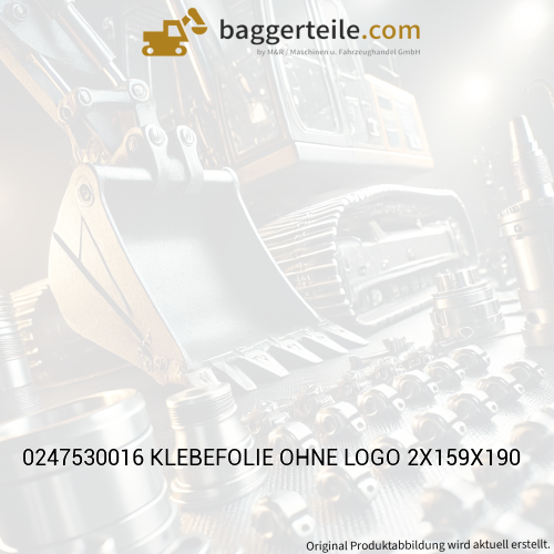0247530016 KLEBEFOLIE OHNE LOGO 2X159X190