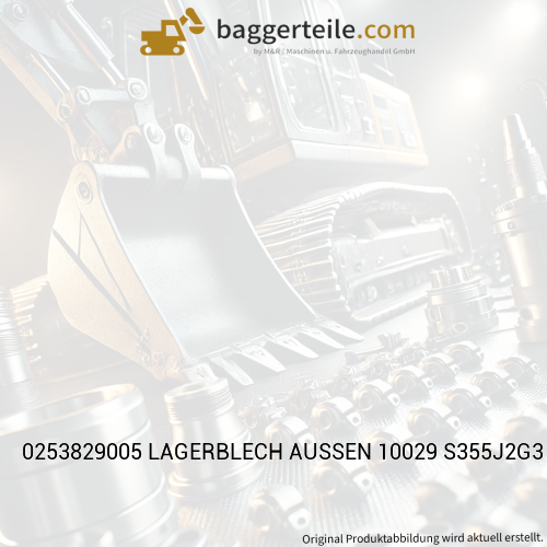 0253829005 LAGERBLECH AUSSEN 10029 S355J2G3 30X275X307