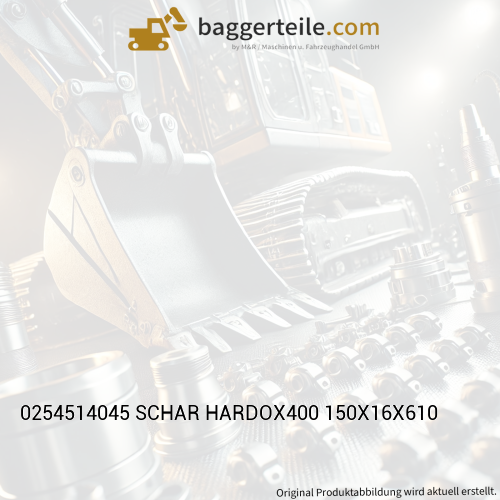 0254514045 SCHAR HARDOX400 150X16X610