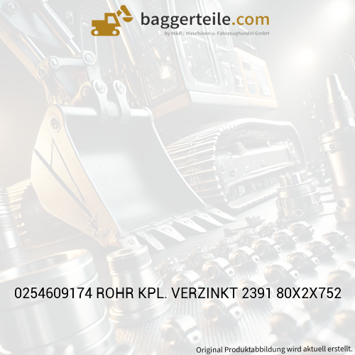0254609174 ROHR KPL. VERZINKT 2391 80X2X752