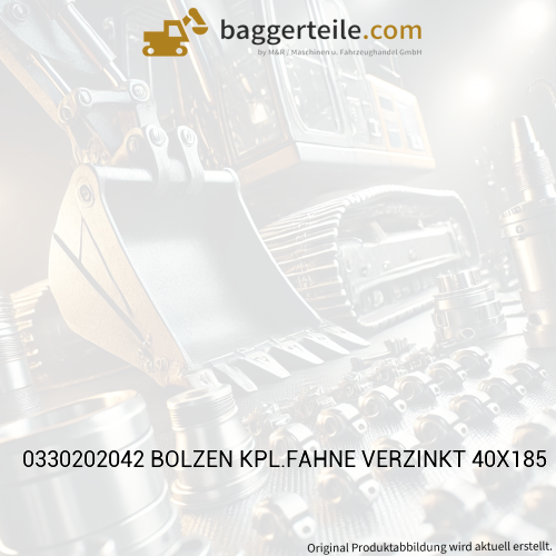 0330202042 BOLZEN KPL.FAHNE VERZINKT 40X185