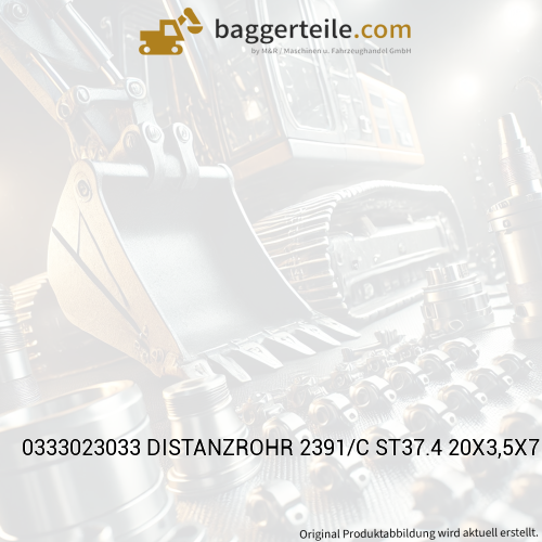 0333023033 DISTANZROHR 2391/C ST37.4 20X3,5X7 - VERZINKT