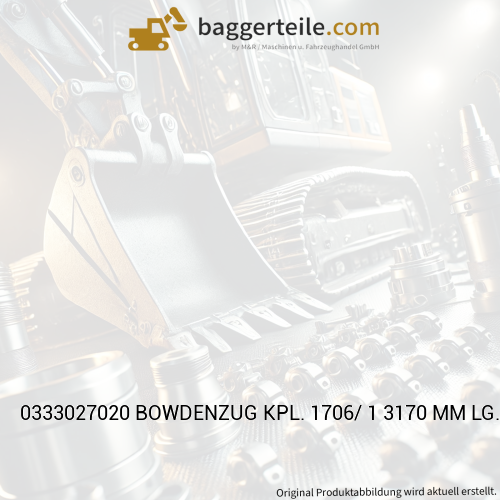 0333027020 BOWDENZUG KPL. 1706/ 1 3170 MM LG.