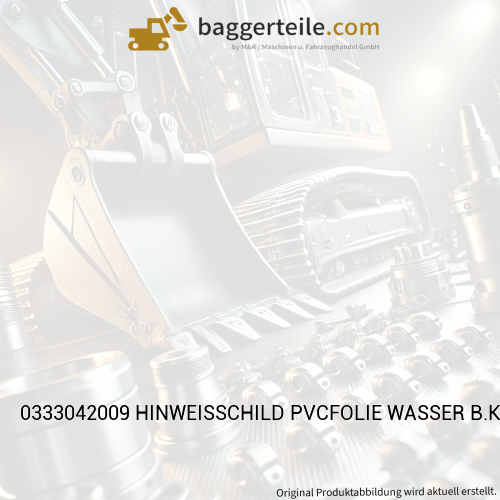 0333042009 HINWEISSCHILD PVCFOLIE WASSER B.KALT.MO