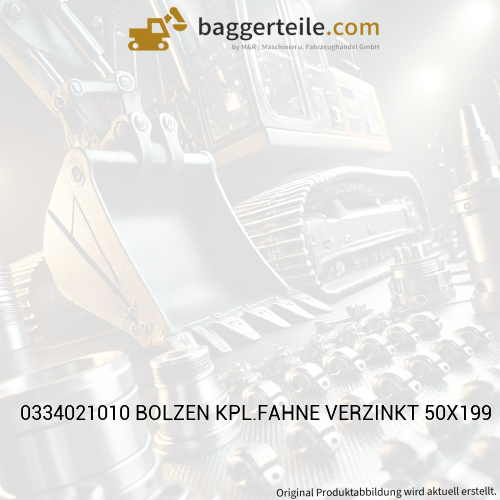 0334021010 BOLZEN KPL.FAHNE VERZINKT 50X199