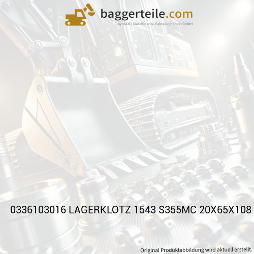 0336103016 LAGERKLOTZ 1543 S355MC 20X65X108 Y