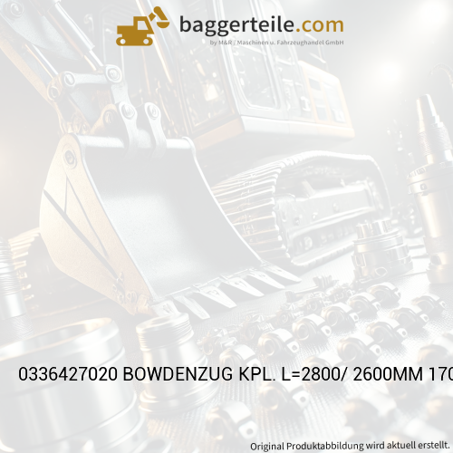 0336427020 BOWDENZUG KPL. L=2800/ 2600MM 1706/18