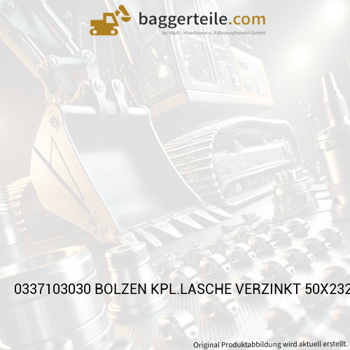 0337103030 BOLZEN KPL.LASCHE VERZINKT 50X232