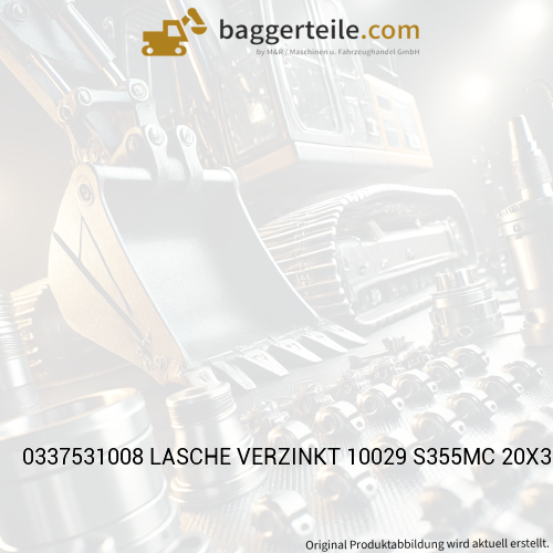 0337531008 LASCHE VERZINKT 10029 S355MC 20X3X64
