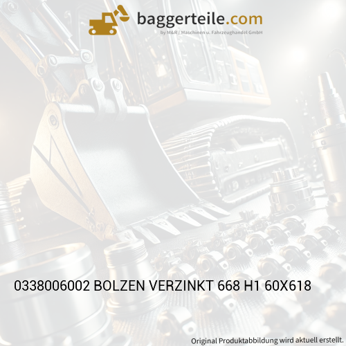 0338006002 BOLZEN VERZINKT 668 H1 60X618