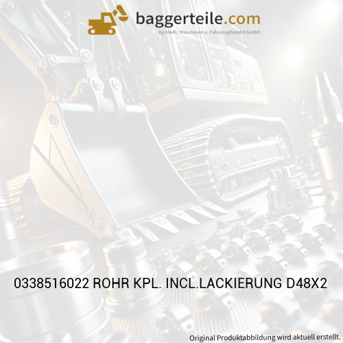0338516022 ROHR KPL. INCL.LACKIERUNG D48X2