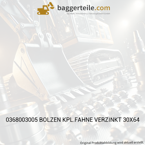 0368003005 BOLZEN KPL.FAHNE VERZINKT 30X64