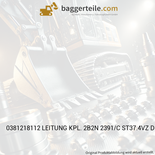 0381218112 LEITUNG KPL. 2B2N 2391/C ST37.4VZ D18X2X325 O.Z.