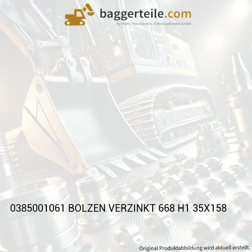 0385001061 BOLZEN VERZINKT 668 H1 35X158