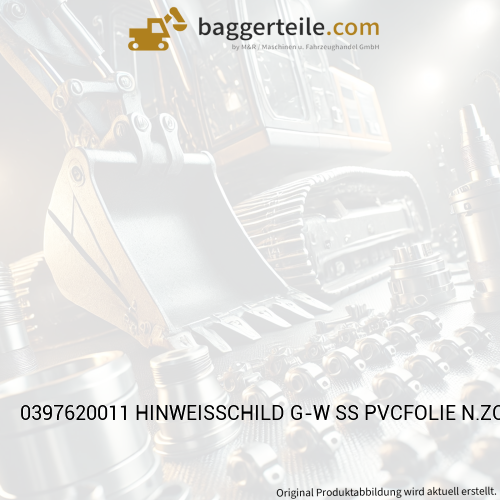 0397620011 HINWEISSCHILD G-W SS PVCFOLIE N.ZCHNG.