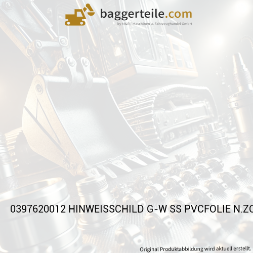 0397620012 HINWEISSCHILD G-W SS PVCFOLIE N.ZCHNG.