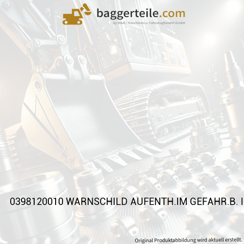 0398120010 WARNSCHILD AUFENTH.IM GEFAHR.B. IST VERBOTEN
