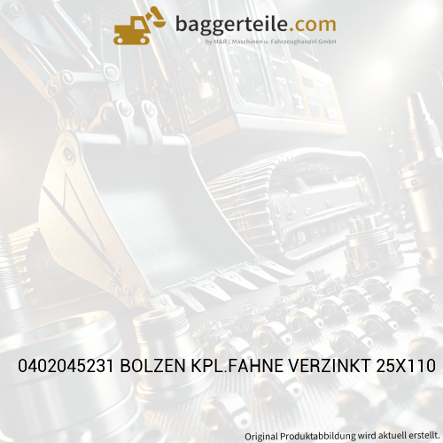 0402045231 BOLZEN KPL.FAHNE VERZINKT 25X110