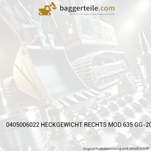 0405006022 HECKGEWICHT RECHTS MOD.635 GG-20