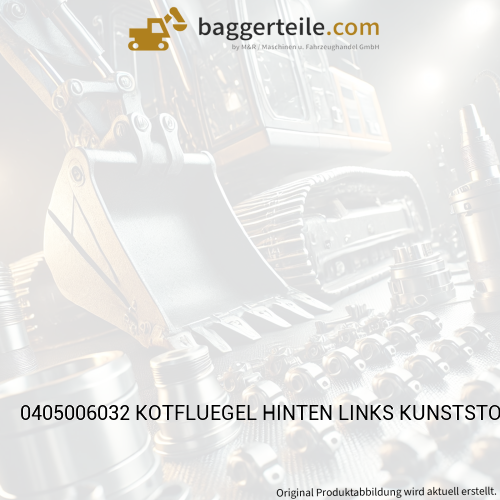 0405006032 KOTFLUEGEL HINTEN LINKS KUNSTSTOFF PE RAL7024