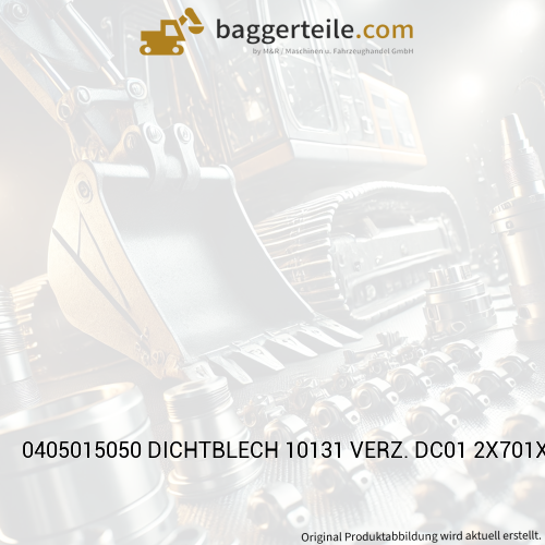 0405015050 DICHTBLECH 10131 VERZ. DC01 2X701X863