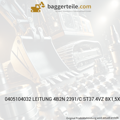 0405104032 LEITUNG 4B2N 2391/C ST37.4VZ 8X1,5X463