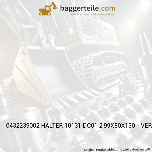 0432239002 HALTER 10131 DC01 2,99X80X130 - VERZINKT