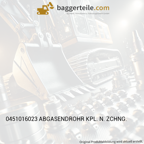 0451016023 ABGASENDROHR KPL. N. ZCHNG.