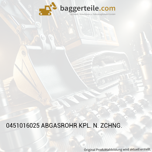 0451016025 ABGASROHR KPL. N. ZCHNG.