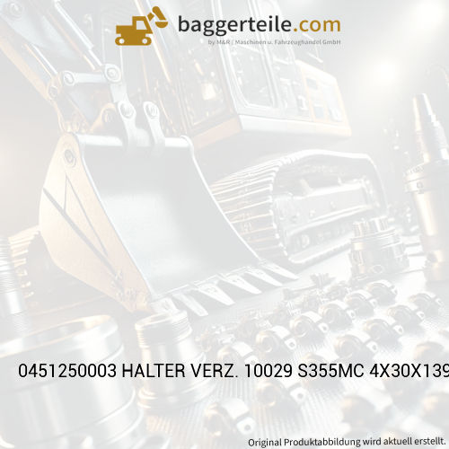 0451250003 HALTER VERZ. 10029 S355MC 4X30X139