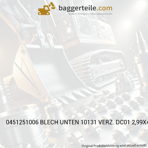 0451251006 BLECH UNTEN 10131 VERZ. DC01 2,99X40X61