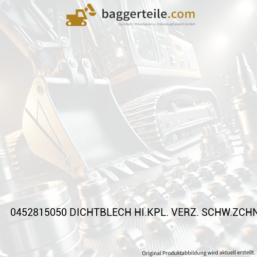 0452815050 DICHTBLECH HI.KPL. VERZ. SCHW.ZCHNG.