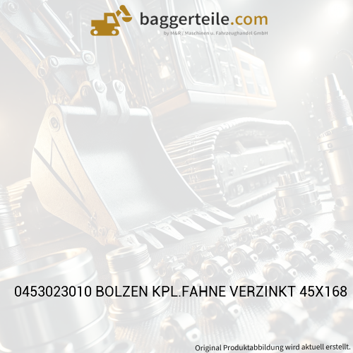 0453023010 BOLZEN KPL.FAHNE VERZINKT 45X168