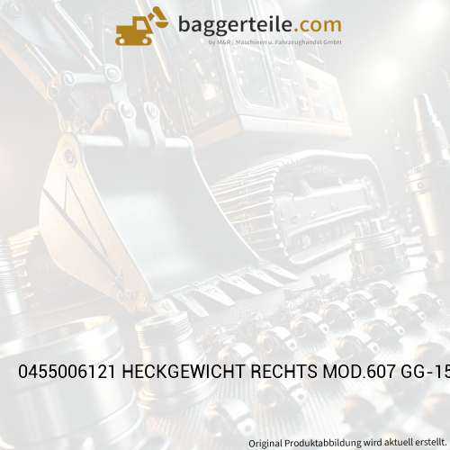 0455006121 HECKGEWICHT RECHTS MOD.607 GG-15