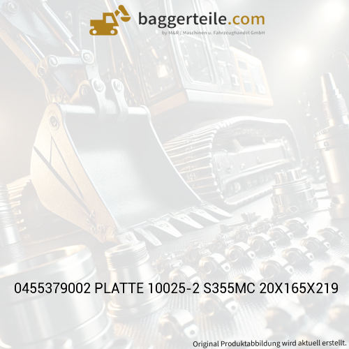 0455379002 PLATTE 10025-2 S355MC 20X165X219