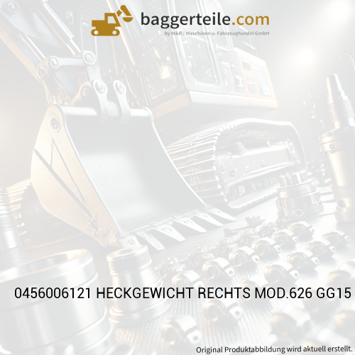 0456006121 HECKGEWICHT RECHTS MOD.626 GG15