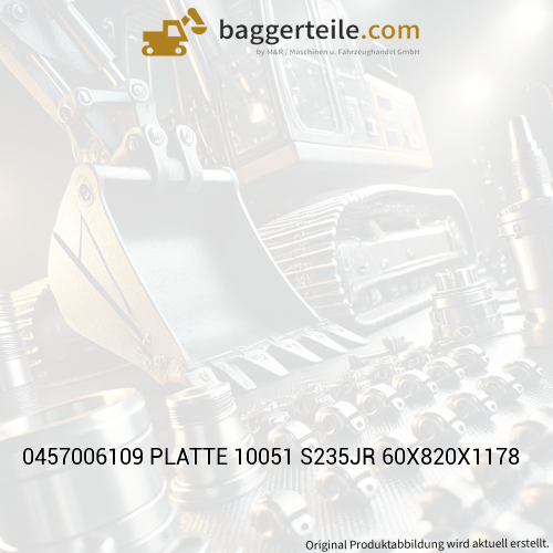 0457006109 PLATTE 10051 S235JR 60X820X1178