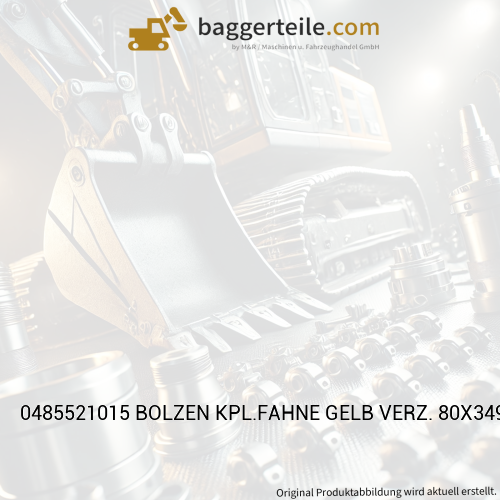 0485521015 BOLZEN KPL.FAHNE GELB VERZ. 80X349