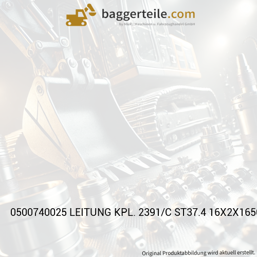 0500740025 LEITUNG KPL. 2391/C ST37.4 16X2X1650