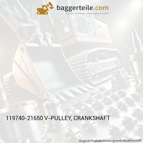 119740-21650 V-PULLEY, CRANKSHAFT