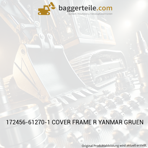 172456-61270-1 COVER FRAME R YANMAR GRUEN