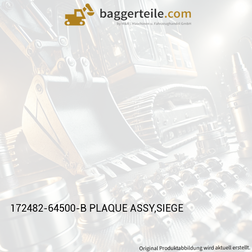 172482-64500-B PLAQUE ASSY,SIEGE