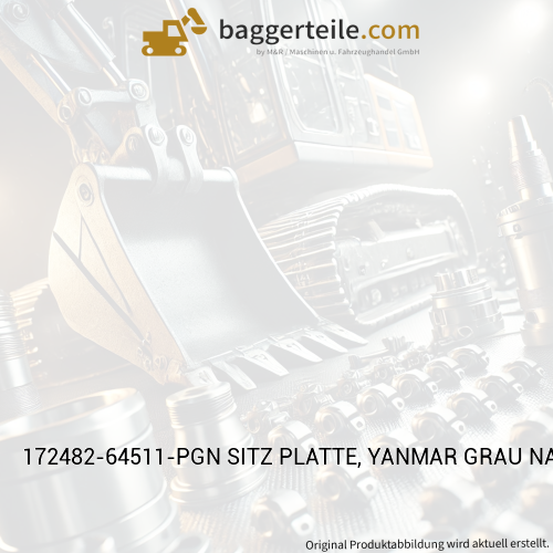 172482-64511-PGN SITZ PLATTE, YANMAR GRAU NAVY
