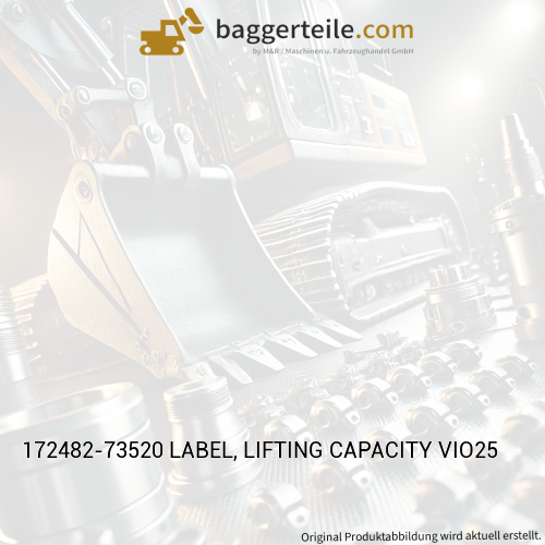 172482-73520 LABEL, LIFTING CAPACITY VIO25