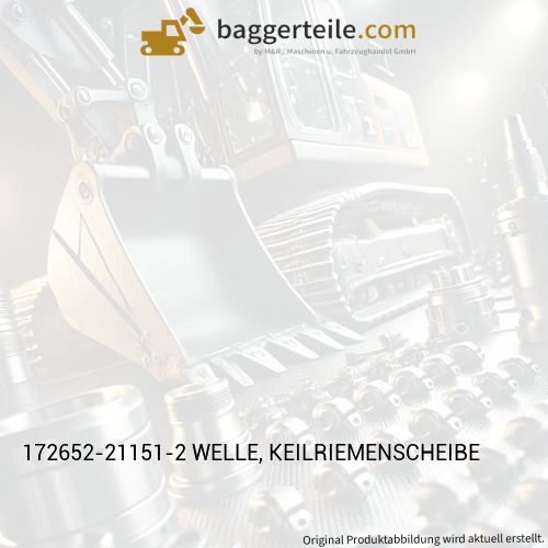 172652-21151-2 WELLE, KEILRIEMENSCHEIBE
